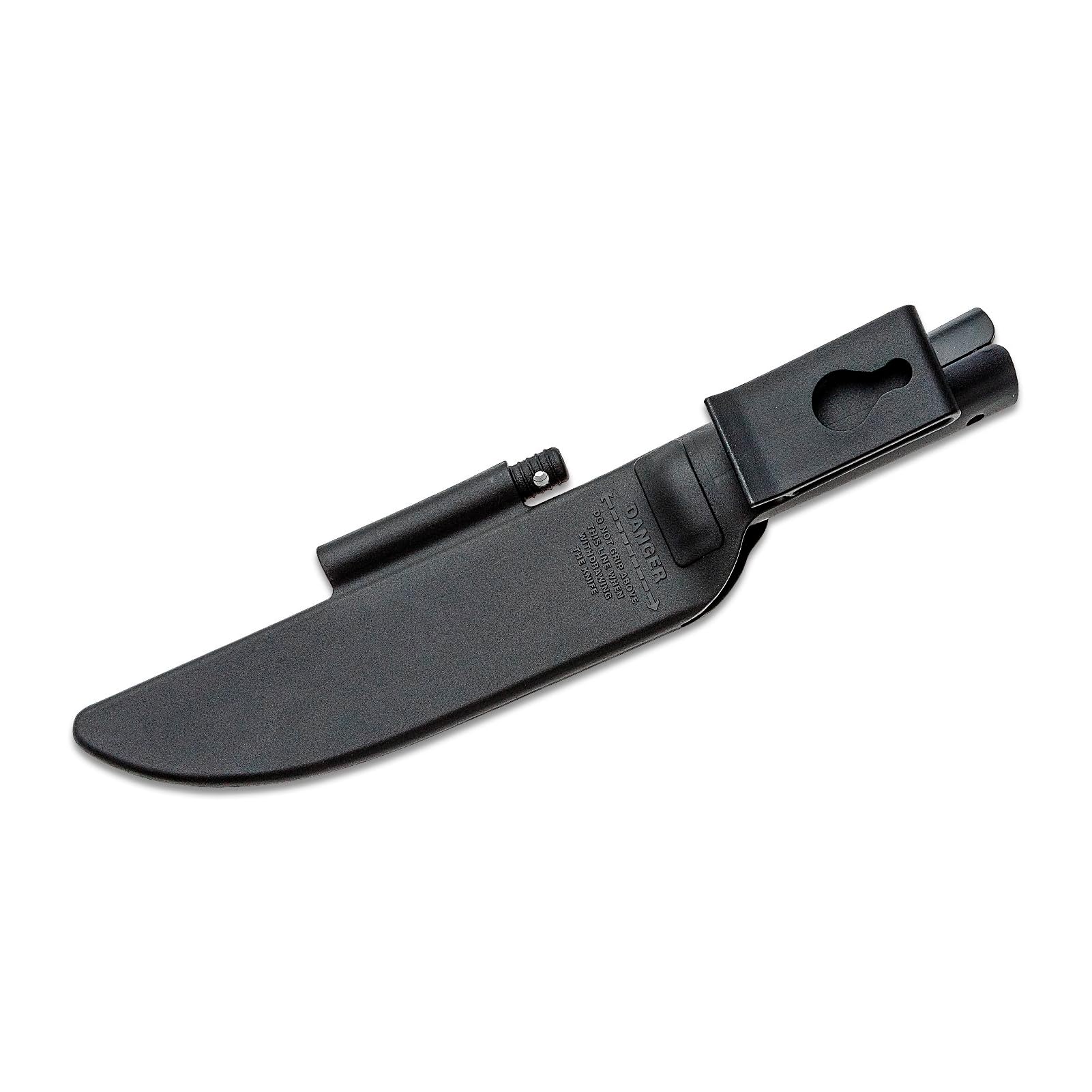 Cold Steel Bushman Durable Resistant 7" SK-5 High Carbon Fixed Blade Outdoor Survival Hunting Knife, 5.25" Hollow Handle, Secure-Ex Sheath with Ferrocerium Fire Steel - Image 5