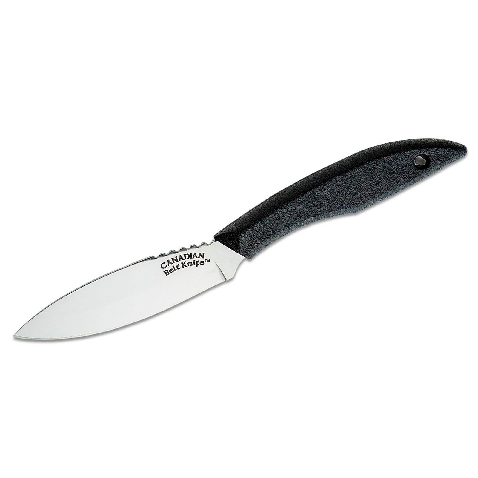 Cold Steel Canadian Belt 4" German 4116 Stainless Steel Fixed Blade Drop Point Outdoor Hunting Utility Knife, 4.5" High Impact Polypropylene Handle, Durable Secure-Ex Sheath Included - Image 3