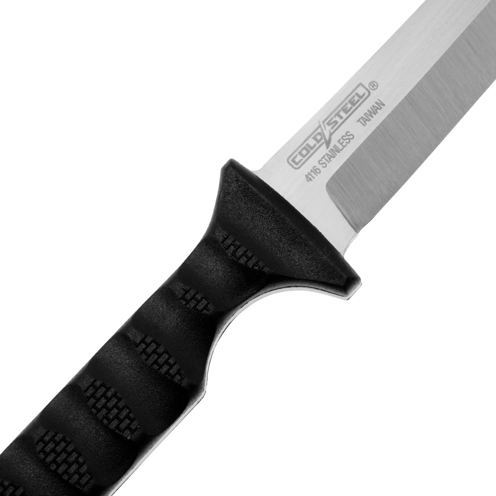 COLD STEEL Drop Point Spike Durable Lightweight German 4116 Stainless Steel 4" Fixed Blade Tactical Outdoor Hunting Neck Knife, Textured Griv-Ex Handle, Secure-Ex Sheath - Image 5