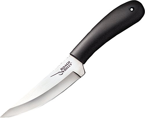 Cold Steel Roach Belly 4.5" German 4116 Stainless Steel Fixed Blade Trailing Point Outdoor Hunting Utility Knife, 4" High Impact Polypropylene Handle, Durable Sheath Included - Image 3