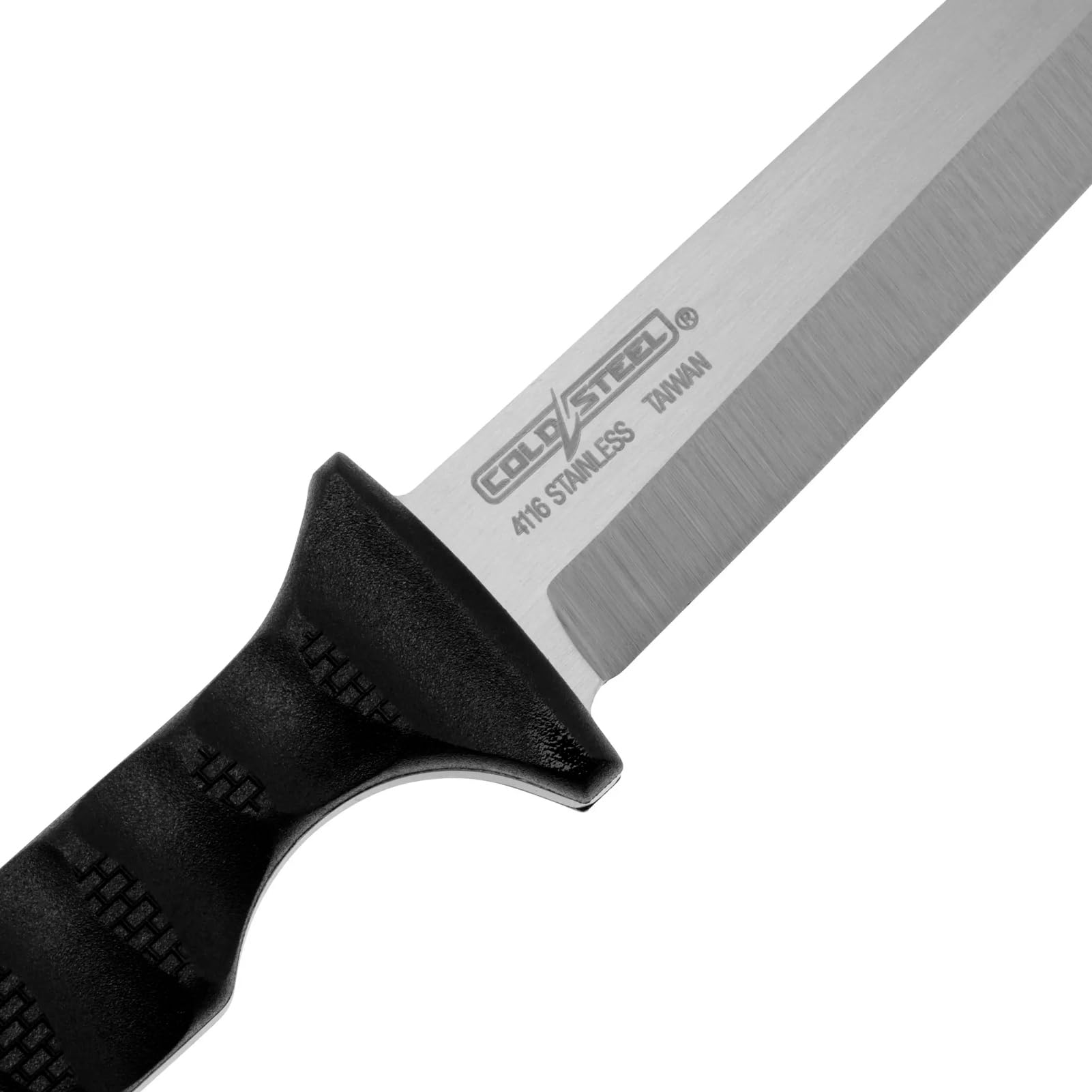 COLD STEEL Tanto Spike Durable Lightweight German 4116 Stainless Steel 4" Fixed Blade Tactical Outdoor Hunting Neck Knife, Textured Griv-Ex Handle, Secure-Ex Sheath - Image 4